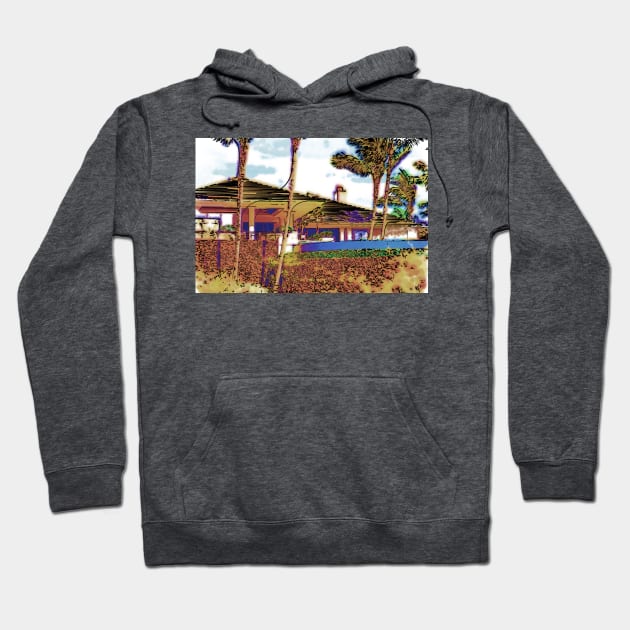 Tropical Modern Home Hoodie by KirtTisdale